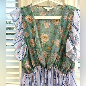 NEW Kimono tunic swim cover up